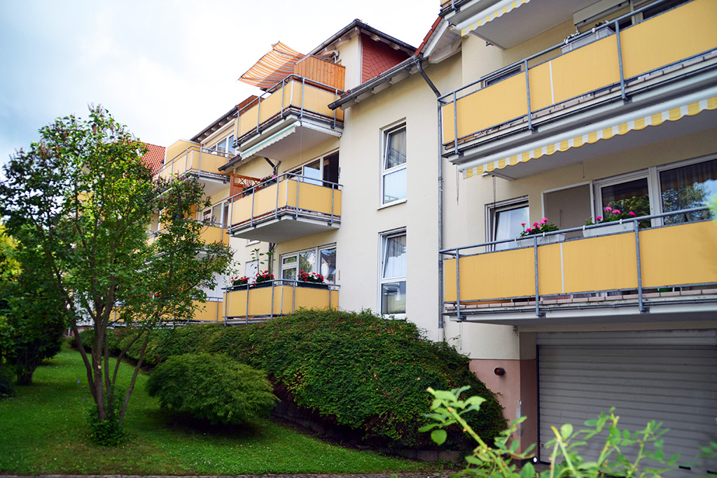 Viele Appartements haben einen Balkon